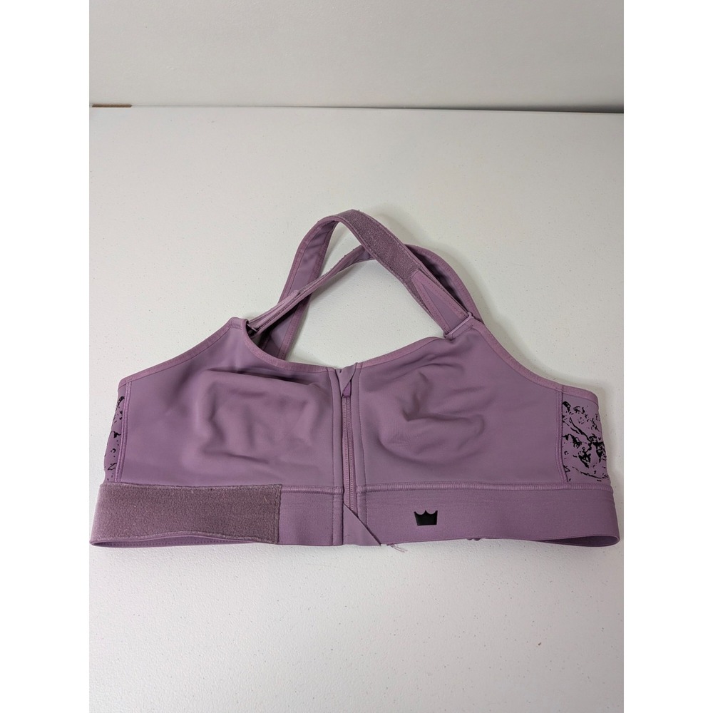 Shefit Luxe Sports Bra 1Luxe Purple Ultimate High Impact Front Zip